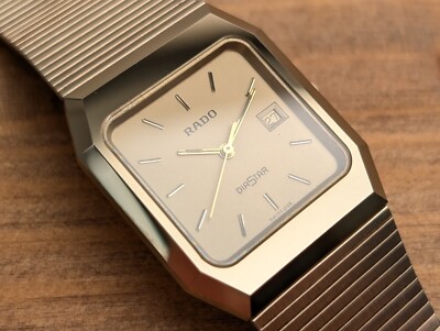 RADO DiaStar 129.0325.3 Gold Tank Square Quartz Men's Watch