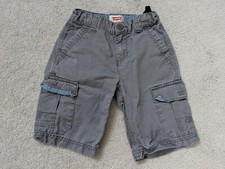BOYS LEVI'S CARGO SHORTS, GRAY, SIZE 7