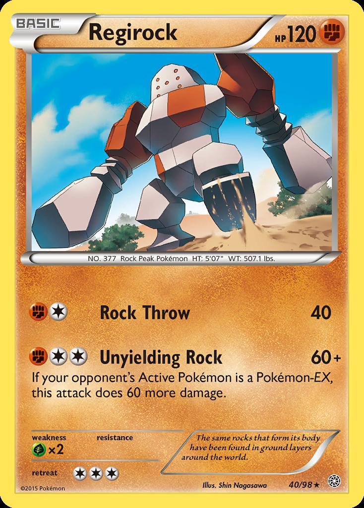 Pokemon Regirock (40/114) Ancient Origins LP