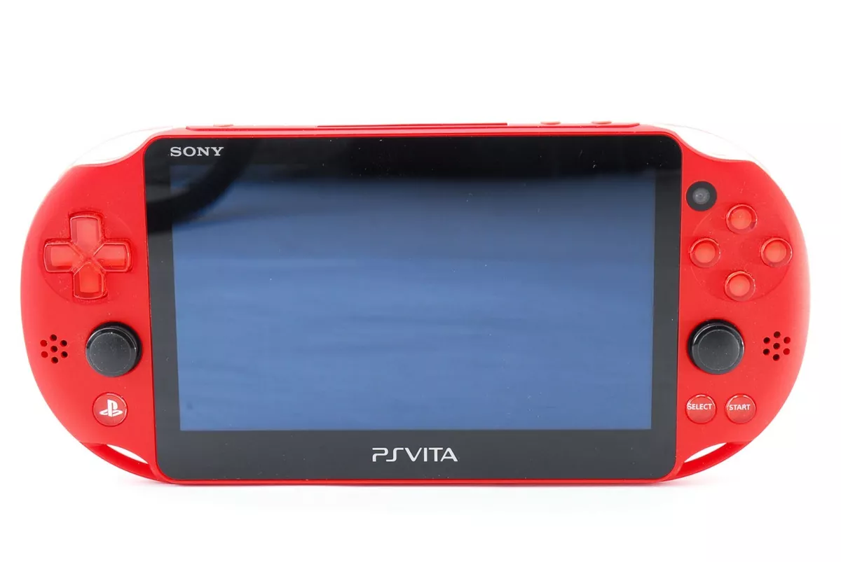 Sony PS Vita Metallic Red Playstation PCH-2000 w/ Charger