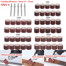 50PCS Sanding Flap Dremel Parts Set Grinding Wheel Head Sander Abrasive Tools
