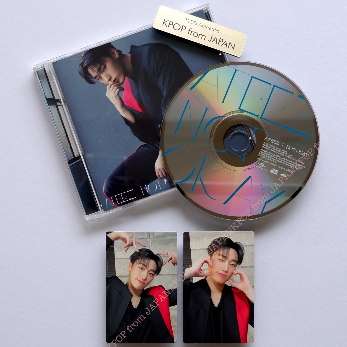ATEEZ NOT ②　OKAY ATINY盤 コンプリート complete ATEEZ JAPAN 3RD SINGLE「NOT OKAY」2024年2月28日（水