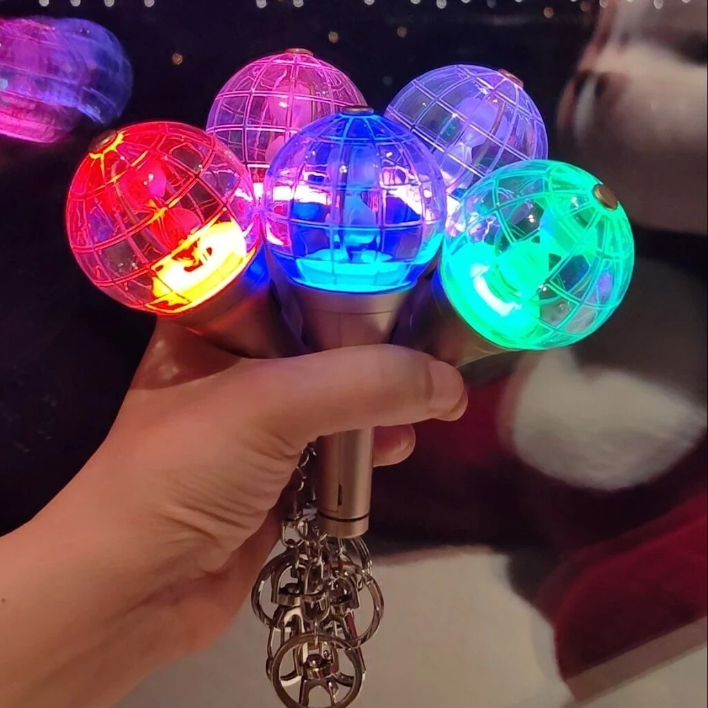 アイドル ATEEZ OFFICIAL LIGHTINY KEYRING ATEEZ Mini Lightstick Keychain ATINY Fan Merch Kpop