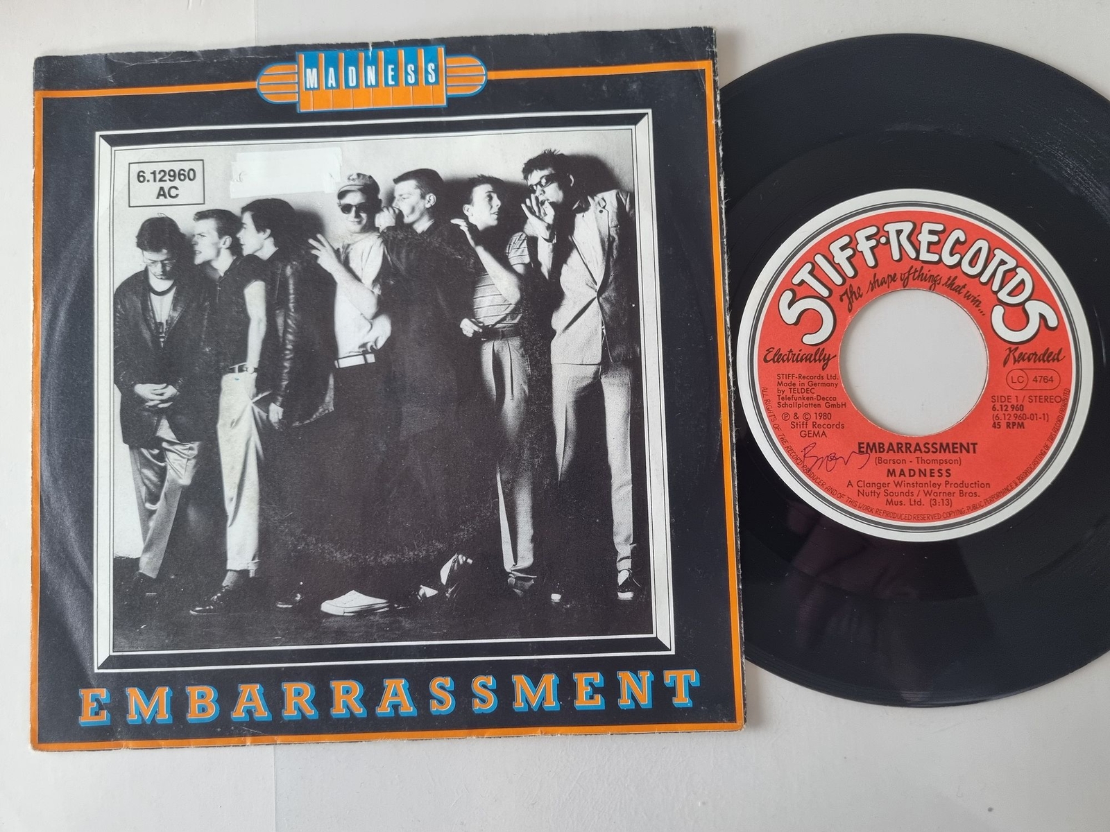 Madness - Embarrassment 7'' Vinyl Germany
