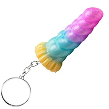 Creature Cocks Mystique Unicorn Keychain - Novelty Gag Gift Party Favor
