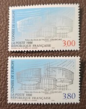 8928 - FRANCE - COUNCIL OF EUROPE - SCOTT# 1o53 - 1o54 - MNH - CAT $3.25
