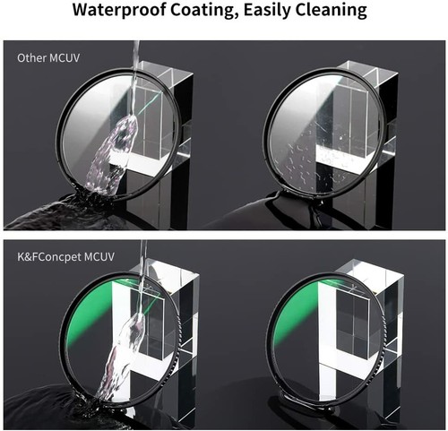 K&F Concept 37-82mm MC UV Protection Filter Ultra-Slim 24-Layer for Camera Lens - Picture 107 of 111