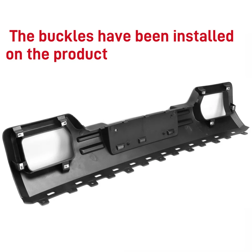 Front Lower Bumper Valance Panel Skid Plate Black For GMC Sierra 1500 2014-2015 - Изображение 3 из 4