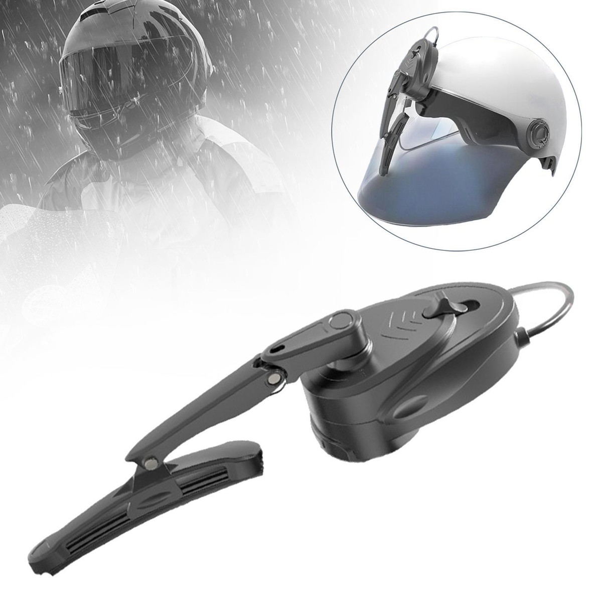 Windscreen Wipers Bike Helmet Wiper IP5 Waterproof Motorcycle