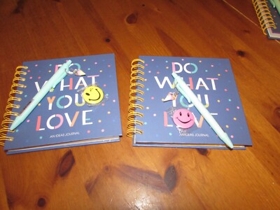 DO WHAT YOU LOVE journal, badge and pen bundle - PAPERCHASE, ideas & goals book