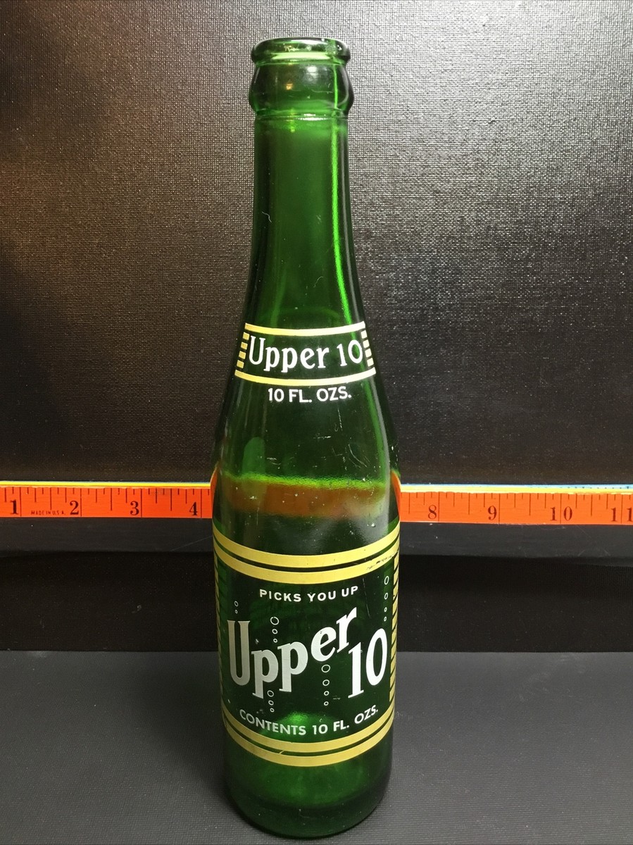 Vintage 10 Oz. Upper 10 ACL /Painted Label Soda Bottle. | eBay
