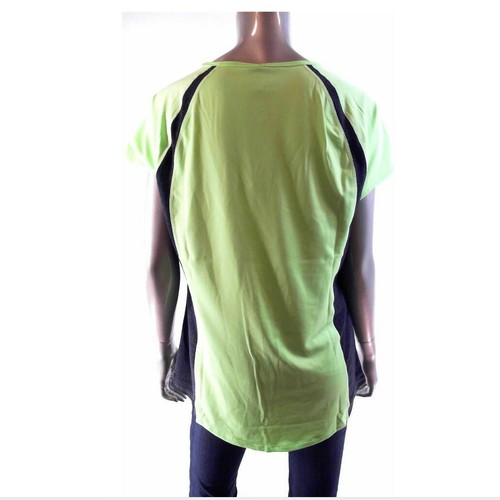 Camisa Top Ideology Mujer M Gris Lima Elastizada Yoga Fitness Correr Ropa Activa - Imagen 2 de 2