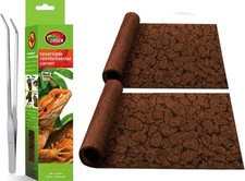 2PCS Reptile Carpet 20 Gallon, Pet Terrarium Liner, Reptiles Cage Mat/Substrate