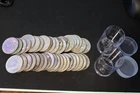 Silver Half Dollar 1965-1969 Kennedy Full Roll of 40 Coins 40% Silver Under Melt