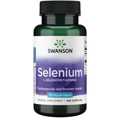 Swanson Selenium L-Selenomethionine 100 Mcg 300 Capsules