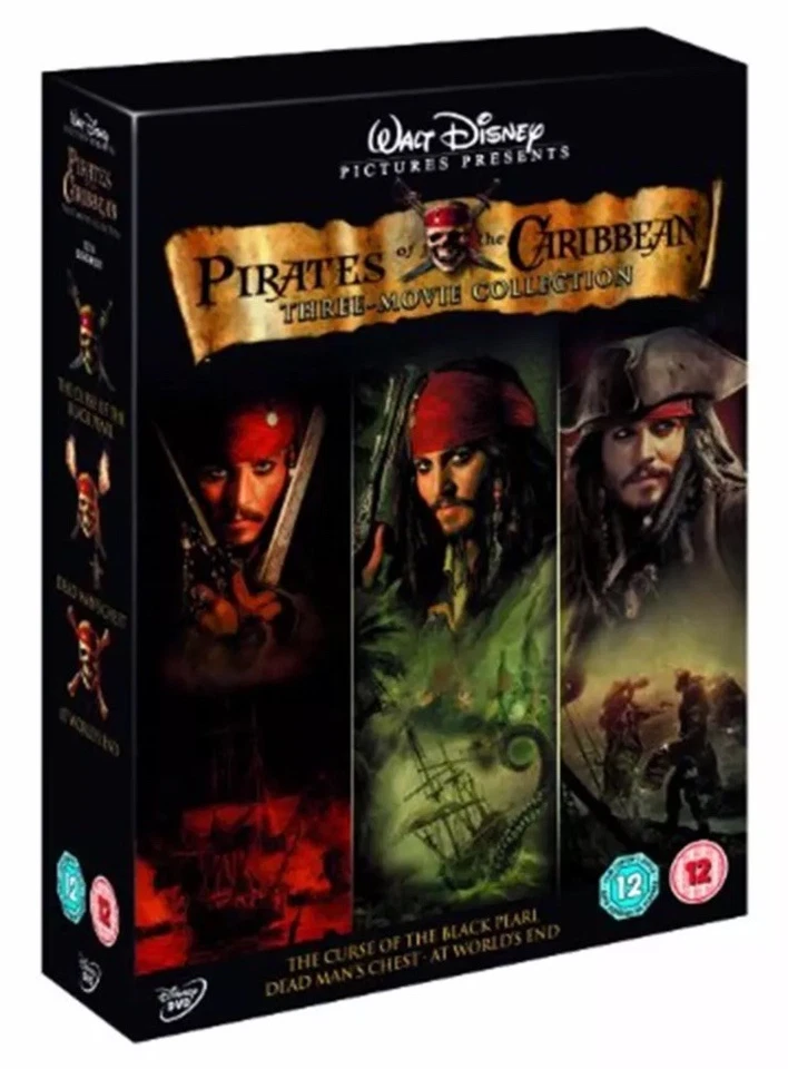 PIRATES OF THE CARIBBEAN Collection NEW SEALED 3 Movie DISNEY DVD Box Set Xmas - Image 4 of 4