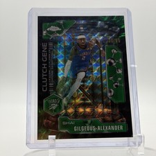 2025-26 Topps Chrome Shai Gilgeous-Alexander Clutch Gene Geometric Green #30/99