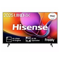 Hisense 43 Inch Smart TV 4K Ultra HD HDR LED 43A6QTUK Freely Black New Wifi HDMI