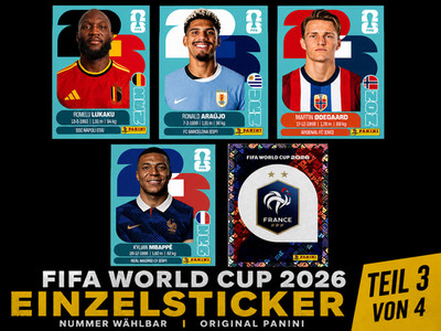 Panini FIFA WM 2026 Sticker Einzelsticker Auswahl   Nummer wählbar Teil 3/4