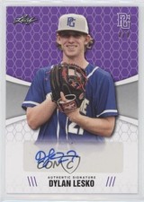 2021 Leaf Perfect Game All-American Classic Purple 1/1 Dylan Lesko Auto v9t