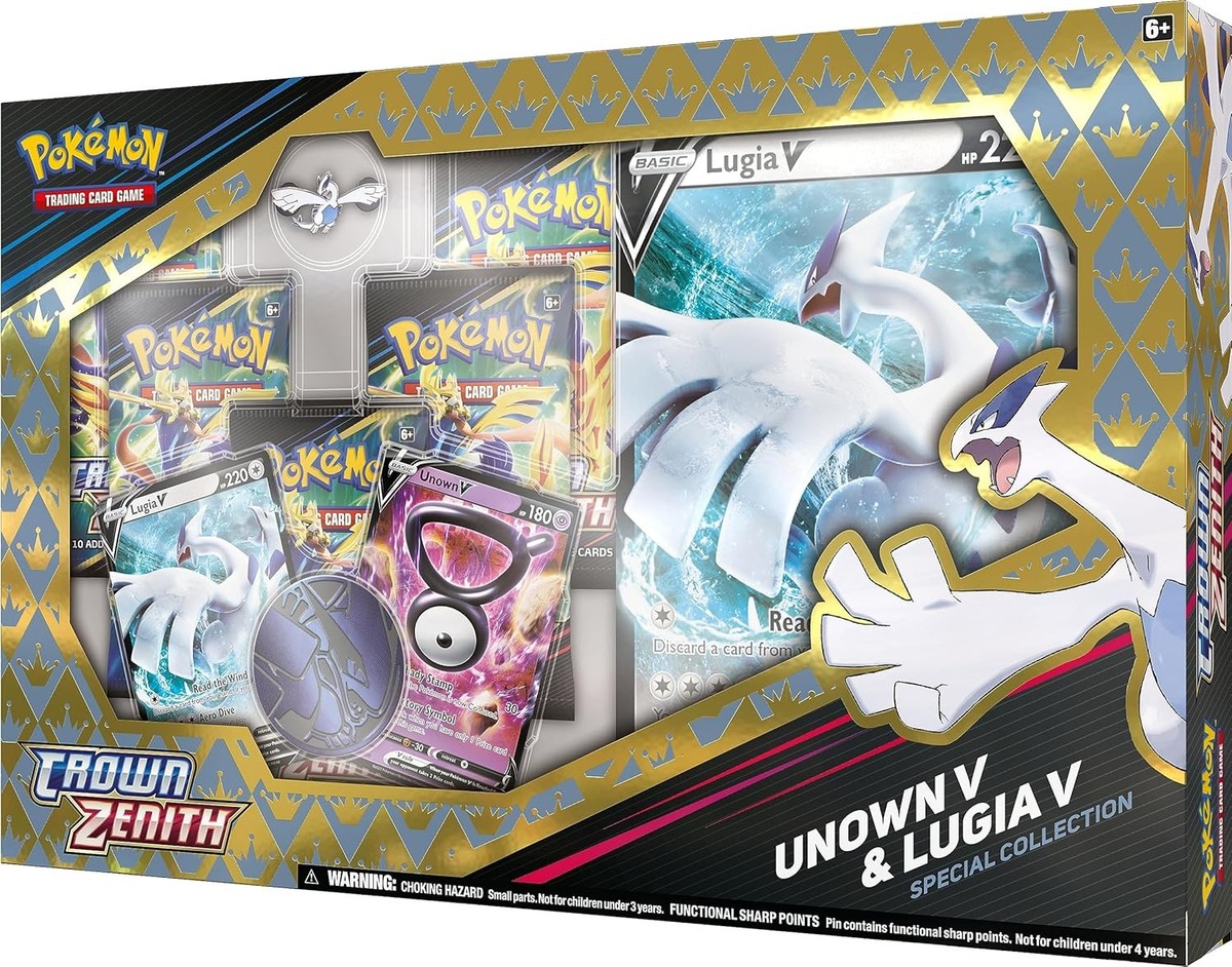 Pokemon TCG: Crown Zenith Special Collection - Unown & Lugia | eBay