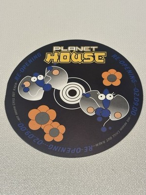 Planet House Re-Opening 2000 Kitzingen Flyer Rave Techno Monika Kruse