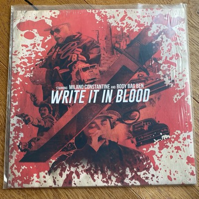 Milano Constantine & Body Bag Ben - Write It In Blood, Vinyl Copenhagen Crates