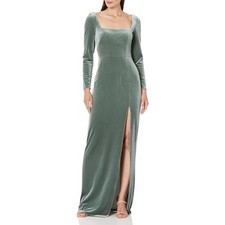 Jenny Yoo Womens Rachel Dress, Eucalyptus, Size 16