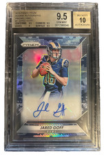 2016 Panini Prizm Jared Goff  Camo Refractor Rookie #06/25 BGS 9.5 10 Auto Lions