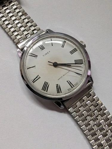 Timex Vintage Gents Watch Working Roman Numerals