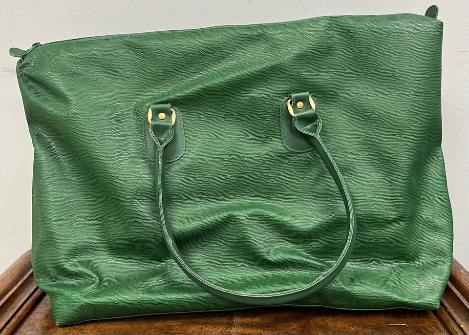 Bolso de Mano Christian Dior Doble Sillín Vintage Cuero Verde Foto 4 de 4