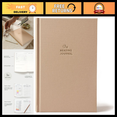 Reading Journal for Book Lovers - Track & Review 52 Books | Beige Book Tracker