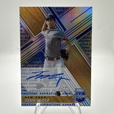 Josh Wolf Mets Auto /50 2019 Elite Extra Edition Blue Aspirations #53 🔥