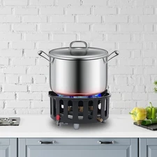 Camping Stove, Outdoor Burner, Portable Stove with 3 Adapters 21000W/72000BTU