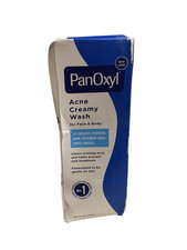 PanOxyl Acne Creamy Wash 4 Benzoyl Peroxide 6 oz Face  Body Daily Control NEW