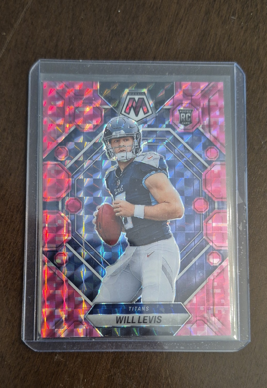 2023 Panini Mosaic - Rookies Will Levis #377 Camo Pink Mosaic Prizm (RC)