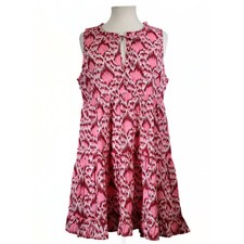 Tuckernuck Salty Paloma Coverup Womens Medium M Poppy Ikat Mini Dress Cotton