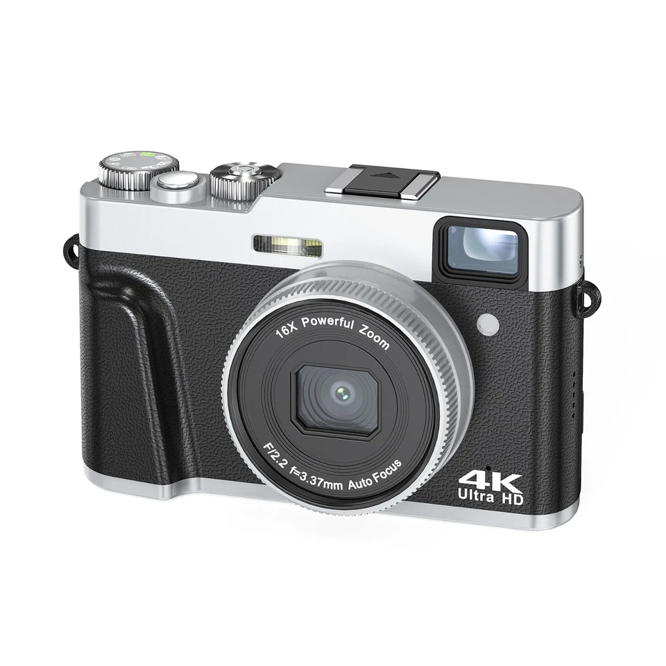 High definition retro digital camera 4K video 48 megapixel flash 2.8-inch screen - Image 4 of 4