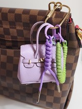 Luxury Handbag Inspired Bag Charm Keychain Purse Clip Handmade
