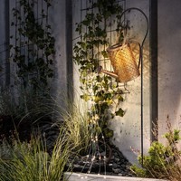 Steckleuchte Solarlampe AußEnleuchte Led GießKanne Gold Erdspieß Gartenleuchte