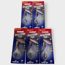 Worden's Rooster Tail Minnow 1/4 oz TROUT LOT OF 5 New SEALED