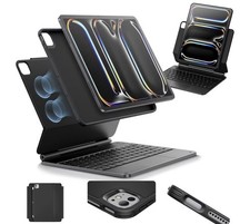 ESR Magnetic Keyboard Case 360 Rebound Series iPad Air 11, 10.9 Pro 11 BLACK