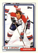 1992-93 Topps #46 Rod Langway Washington Capitals