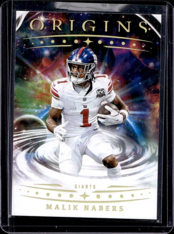 2025 Panini Origins Malik Nabers #56 Giants