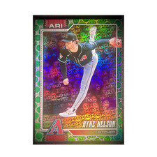 Topps 2026 Series 1 Ryne Nelson Green Spring Training Foil /99 #114 