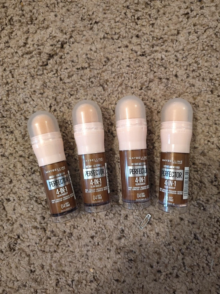Maybelline New York Age Rewind Perfector 4-in-1 Glow Makeup 04 Deep Fonce 4 Pack - Image 2 of 2