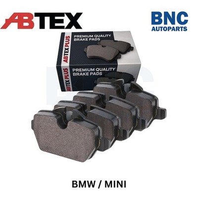 Abtex Rear Brake Pads fits BMW 1 SERIES 2004-2012