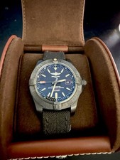 Breitling 44 Avenger Blackbird Titanium Watch V17311 Box and Papers 8