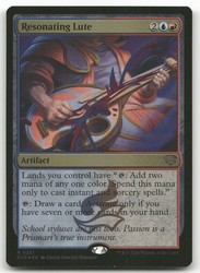 Resonating Lute 221/444 Secrets of Strixhaven Foil Rare