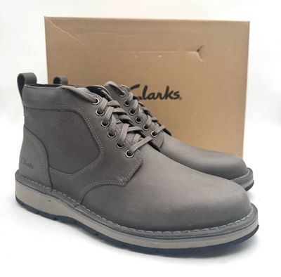 #ad Clarks GRAVELLE TOP Men#x27;s NEW Casual Boot Dark Grey Multiple Sizes $39.99